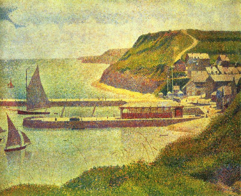 Georges Seurat Port en Bessin Germany oil painting art